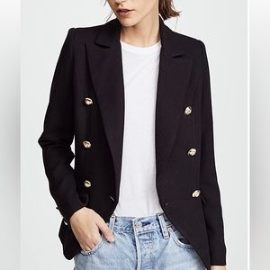 Lioness Palermo Black blazer with gold button detailing